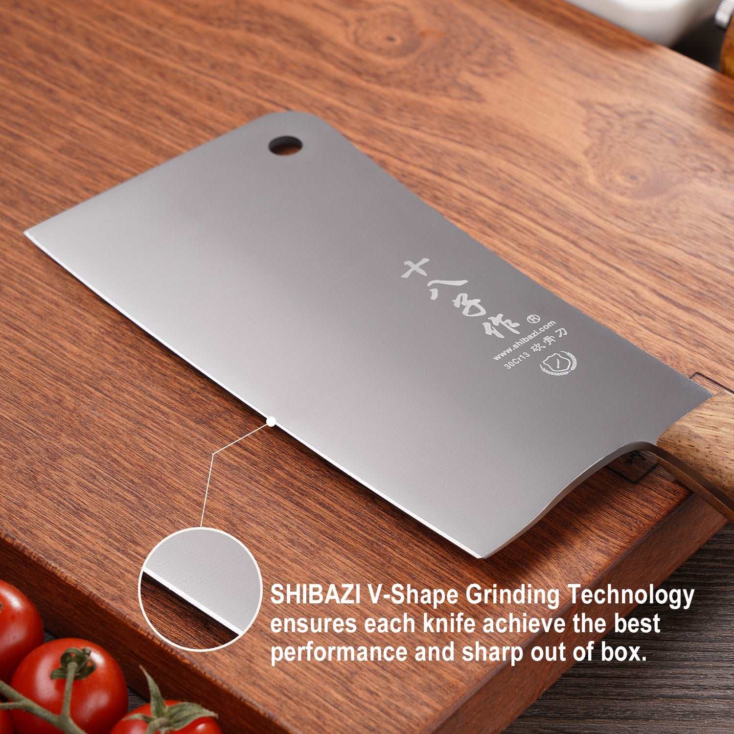 7 Inch Stainless Steel Heavy Duty Chinese Butcher Knife